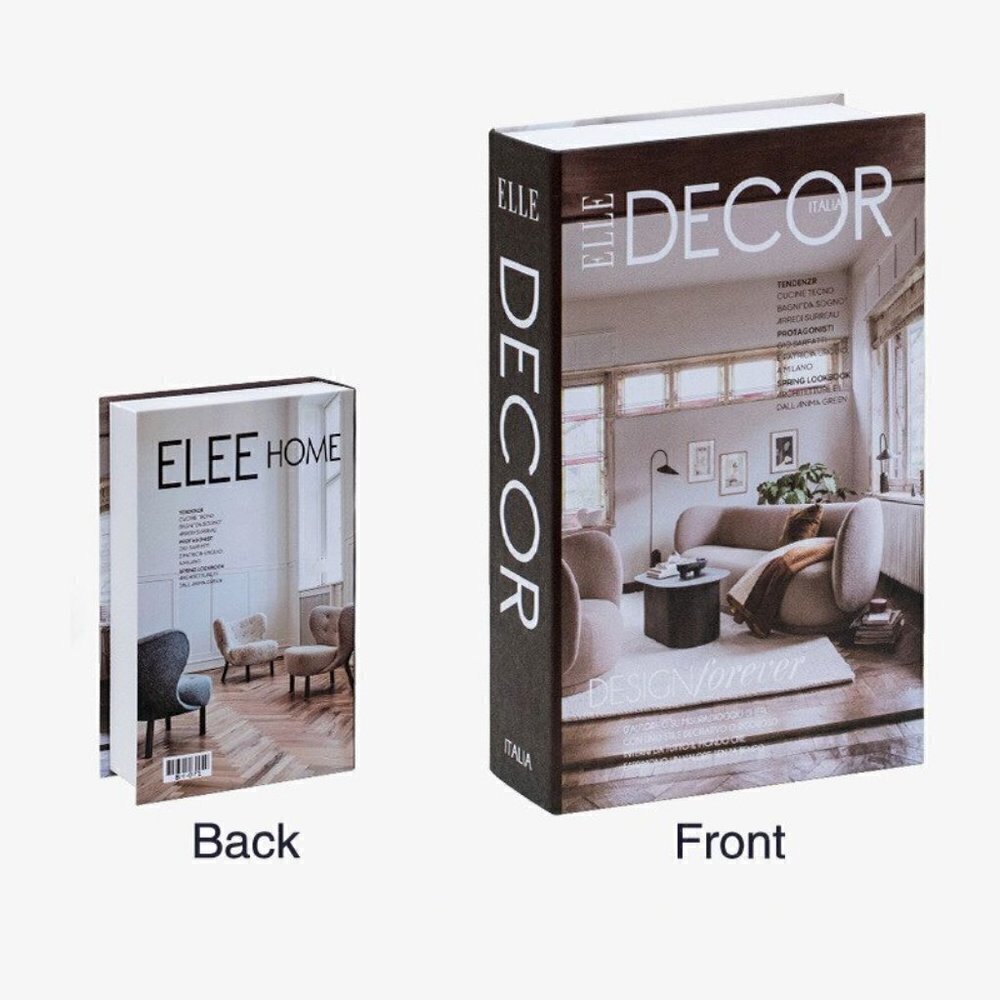 NEW Luxury Decoration Coffee Table Fashion Art Faux Book Storage Box